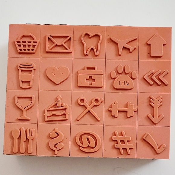 NIB Mini Rubber Stamps - Picture 2 of 7